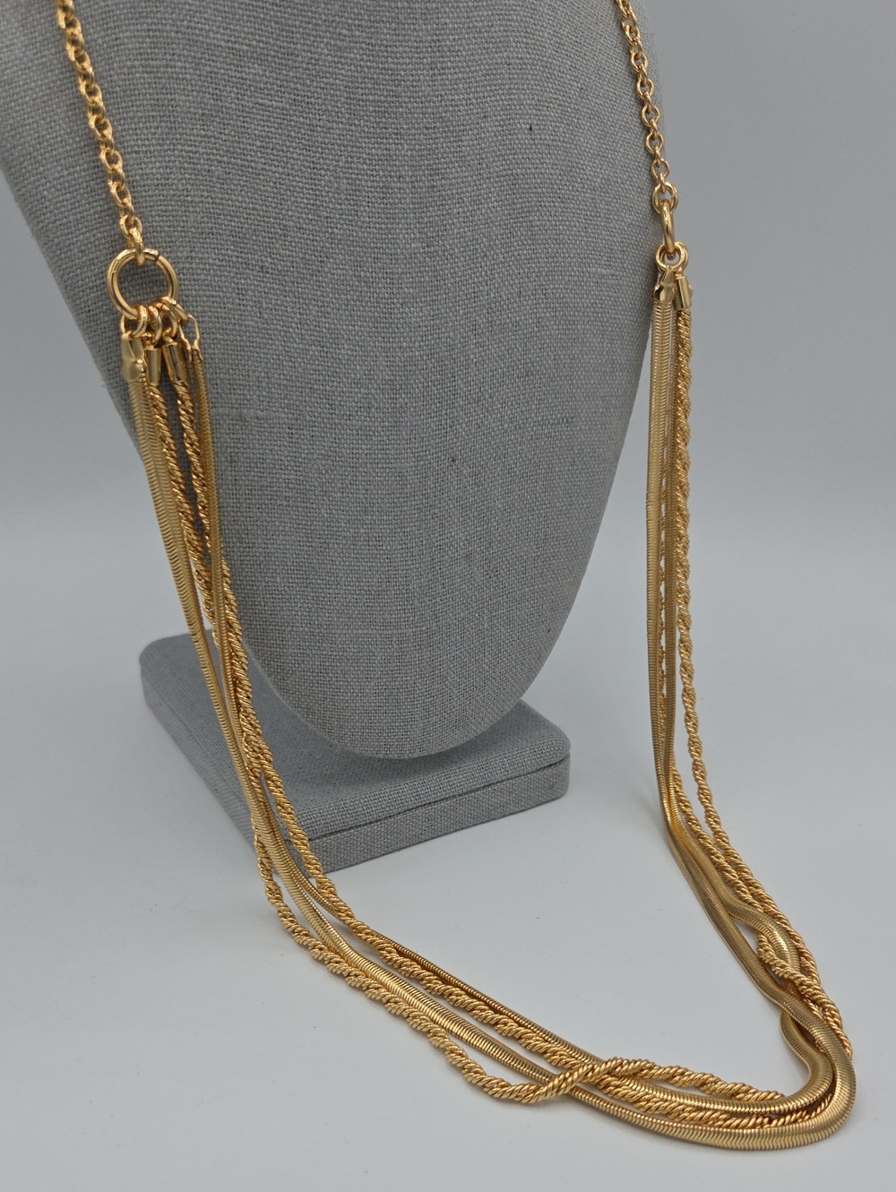 5 for $25! Talbots Gold Tone Multi-Strand Necklace